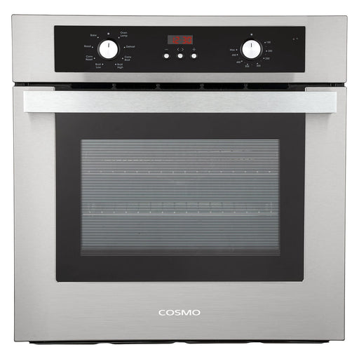 Cosmo 24" Electric Built-In Wall Oven with 2.5 cu. ft. Capacity, 8 Functions & Turbo True European Convection C51EIX