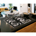 Cosmo 24" Gas Cooktop in Stainless Steel with 4 Sealed Burners COS-640STX-E