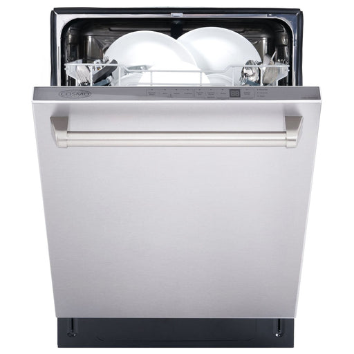 Cosmo 24" Top Control Built-In Tall Tub Dishwasher Fingerprint Resistant, Stainless Steel COS-DIS6502