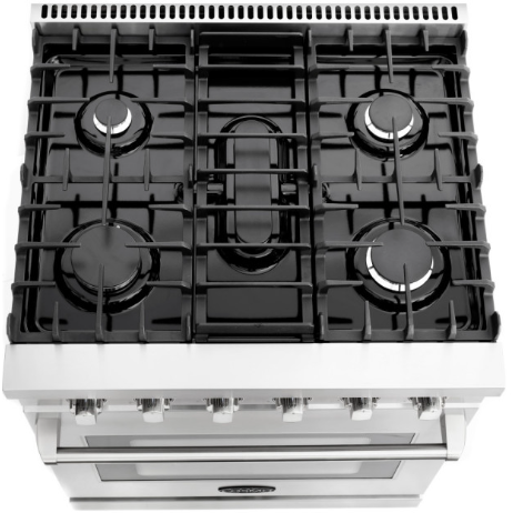 Cosmo Kitchen Appliance Packages Cosmo 3-Piece, 30" Gas Range, 24" Dishwasher and French Door Refrigerator COS-3PKG-011