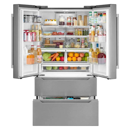 Cosmo Kitchen Appliance Packages Cosmo 3-Piece, 30" Gas Range 24" Dishwasher & French Door Refrigerator COS-3PKG-101