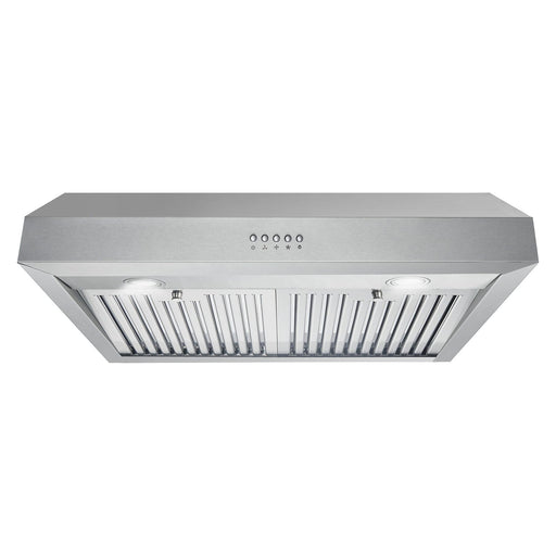 Cosmo 30" Ducted Under Cabinet Range Hood in Stainless Steel with LED Lighting and Permanent Filters UC30