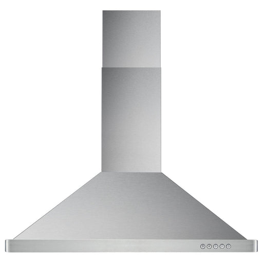 Cosmo 30'' Ducted Wall Mount Range Hood in Stainless Steel with LED Lighting and Permanent Filters COS-63175