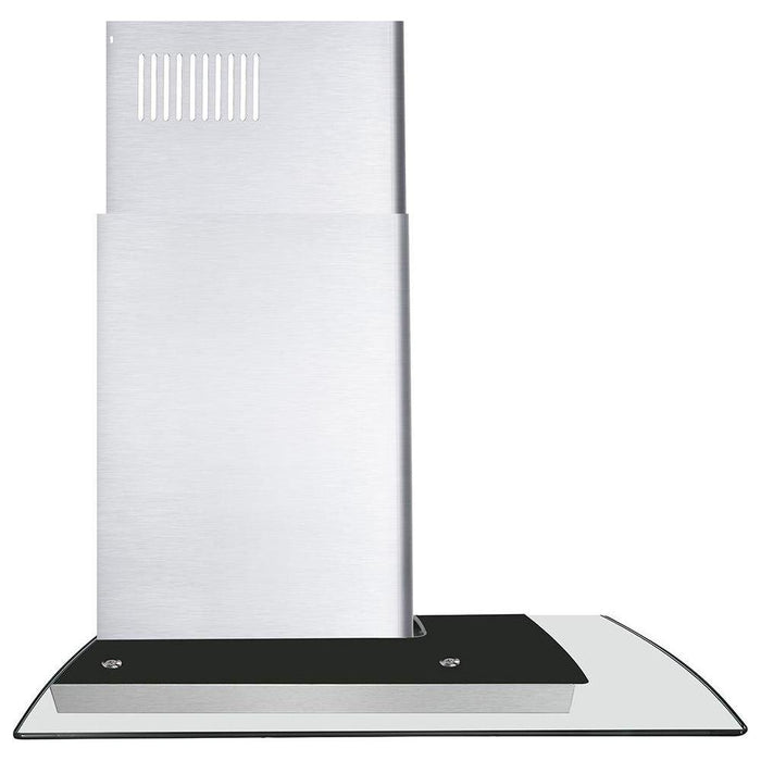 Cosmo 30"  Ducted Wall Mount Range Hood in Stainless Steel with Touch Controls, LED Lighting and Permanent Filters COS-668AS750