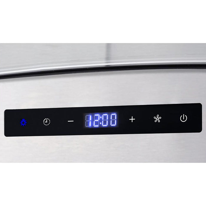 Cosmo 30"  Ducted Wall Mount Range Hood in Stainless Steel with Touch Controls, LED Lighting and Permanent Filters COS-668AS750