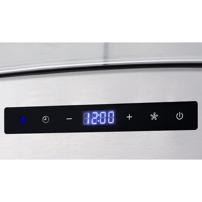 Cosmo 30'' Ducted Wall Mount Range Hood in Stainless Steel with Touch Controls, LED Lighting and Permanent Filters COS-668WRCS75