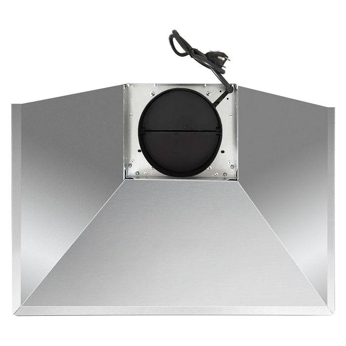 Cosmo Range Hood Cosmo 30'' Ductless Wall Mount Range Hood in Stainless Steel with LED Lighting and Carbon Filter Kit for Recirculating  COS-63175-DL