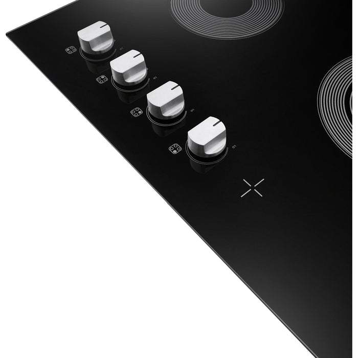 Cosmo 30" Electric Ceramic Glass Cooktop with 4 Burners, Dual Zone Elements, Hot Surface Indicator Light and Control Knobs COS-304ECC