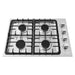 Cosmo 30" Gas Cooktop in Stainless Steel with 4 Italian Made Burners COS-DIC304