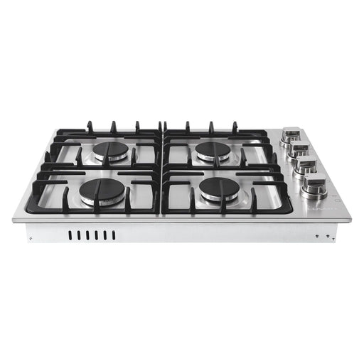 Cosmo Cooktops Cosmo 30" Gas Cooktop in Stainless Steel with 4 Italian Made Burners COS-DIC304