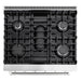 Cosmo Ranges Cosmo 30'' Slide-In Freestanding Gas Range with 5 Sealed Burners, Cast Iron Grates, 4.5 cu. ft. Capacity Convection Oven in Stainless Steel COS-EPGR304