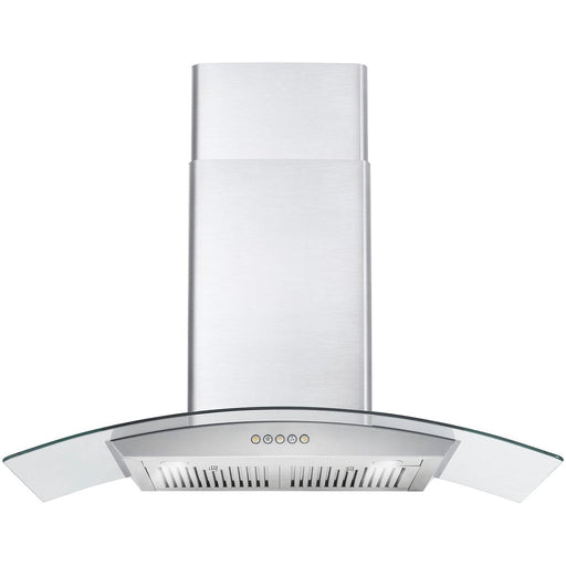 Cosmo 36" Ducted Wall Mount Range Hood in Stainless Steel with LED Lighting and Permanent Filters COS-668A900