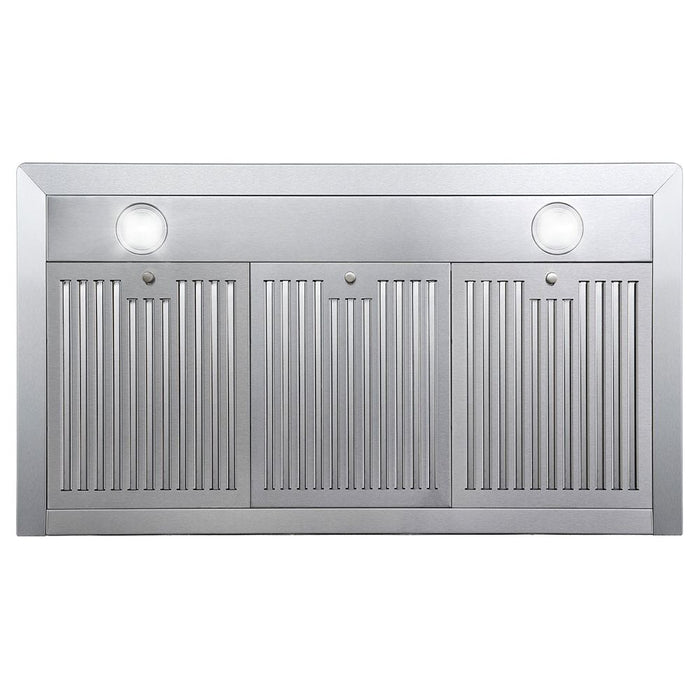 Cosmo Range Hood Cosmo 36'' Ducted Wall Mount Range Hood in Stainless Steel with Touch Controls, LED Lighting and Permanent Filters COS-63190