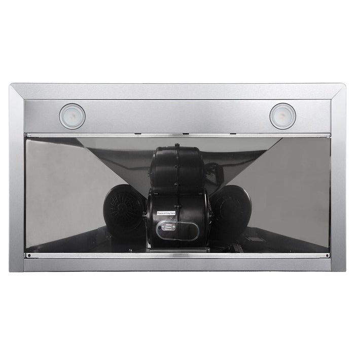 Cosmo Range Hood Cosmo 36'' Ducted Wall Mount Range Hood in Stainless Steel with Touch Controls, LED Lighting and Permanent Filters COS-63190