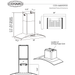 Cosmo 36" Ducted Wall Mount Range Hood in Stainless Steel with Touch Controls, LED Lighting and Permanent Filters  COS-668AS900