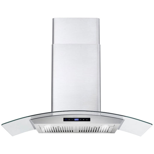 Cosmo 36" Ducted Wall Mount Range Hood in Stainless Steel with Touch Controls, LED Lighting and Permanent Filters  COS-668AS900