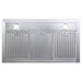 Cosmo 36''  Ductless Wall Mount Range Hood in Stainless Steel with LED Lighting and Carbon Filter Kit for Recirculating COS-63190-DL
