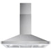 Cosmo Range Hood Cosmo 36''  Ductless Wall Mount Range Hood in Stainless Steel with LED Lighting and Carbon Filter Kit for Recirculating COS-63190-DL