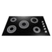 Cosmo Cooktop Cosmo 36" Electric Ceramic Glass Cooktop with 5 Burners, Dual Zone Elements, Hot Surface Indicator Light and Control Knobs COS-365ECC