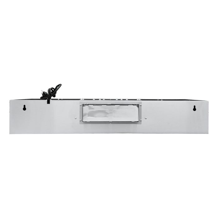 Cosmo 36" Under Cabinet Range Hood with Digital Touch Controls, 3-Speed Fan, LED Lights and Permanent Filters in Stainless Steel COS-KS6U36