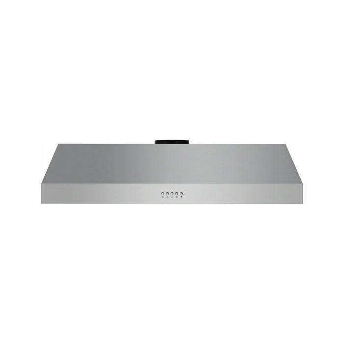 Cosmo 36" Under Cabinet Range Hood with Push Button Controls, 3-Speed Fan, LED Lights and Permanent Filters in Stainless Steel UC36