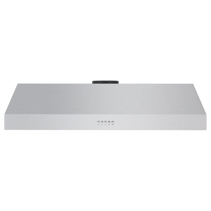 Cosmo 36" Under Cabinet Range Hood with Push Button Controls, 3-Speed Fan, LED Lights and Permanent Filters in Stainless Steel UC36