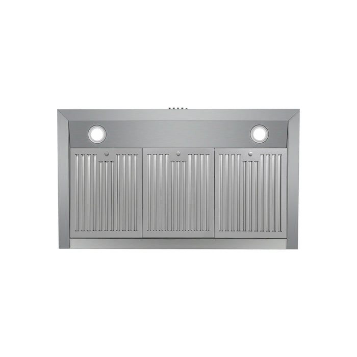 Cosmo 36" Under Cabinet Range Hood with Push Button Controls, 3-Speed Fan, LED Lights and Permanent Filters in Stainless Steel UC36