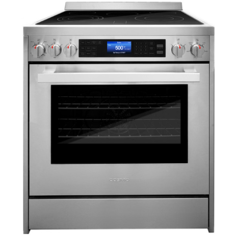 Cosmo Kitchen Appliance Packages Cosmo 4-Piece, 30" Electric Range, 30" Range Hood, Dishwasher and Refrigerator COS-4PKG-029