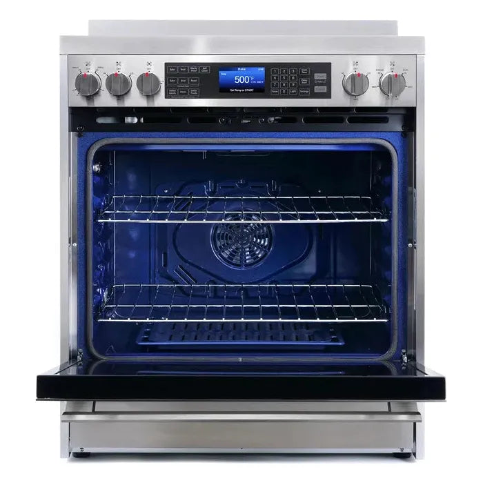 Cosmo Kitchen Appliance Packages Cosmo 4 Piece, 30" Range 30" Range Hood 24" Dishwasher & Refrigerator COS-4PKG-173