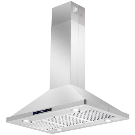 Cosmo 4 Piece, 36" Dual Fuel Range 36" Range Hood 24" Dishwasher & Refrigerator COS-4PKG-223