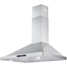 Cosmo 4-Piece, 36" Dual Fuel Range, 36" Range Hood, Dishwasher and Refrigerator COS-4PKG-073