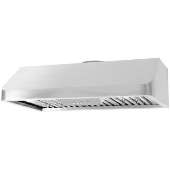 Cosmo 4-Piece, 36" Gas Range, 36" Range Hood, 24" Dishwasher and Refrigerator COS-4PKG-110