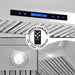 Cosmo 48" Ducted Under Cabinet Range Hood with Soft-Touch Controls, Permanent Filters, 4-Speed Fan, LED Lights in Stainless Steel COS-QS48