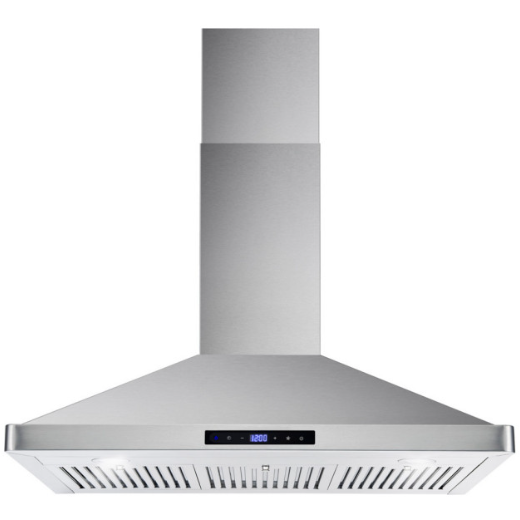 Cosmo 5-Piece Kitchen, 36" Dual Fuel Range and 36" Wall Mount Range Hood COS-5PKG-069