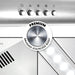Cosmo 5MU30 30 in. Under Cabinet Range Hood with Ducted / Ductless Convertible Duct, Slim Kitchen Stove Vent with, 3 Speed Exhaust Fan, Reusable Filter and LED Lights in Stainless Steel COS-5MU30