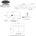 Cosmo 5MU30 30 in. Under Cabinet Range Hood with Ducted / Ductless Convertible Duct, Slim Kitchen Stove Vent with, 3 Speed Exhaust Fan, Reusable Filter and LED Lights in Stainless Steel COS-5MU30