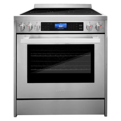 Cosmo Electric Range Cosmo Commercial-Style 30'' 5 cu. ft. Single Oven Electric Range with 7 Function Convection Oven in Stainless Steel COS-305AERC