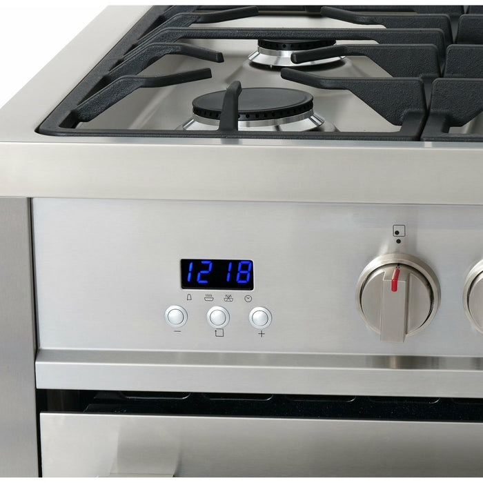 Cosmo Duel Fuel Range Cosmo Commercial-Style 36'' 3.8 cu. ft. Single Oven Dual Fuel Range with 8 Function Convection Oven in Stainless Steel F965
