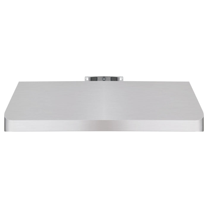 Cosmo QB90 36 in. Under Cabinet Range Hood with Push Button Controls, Permanent Filters, LED Lights, Convertible from Ducted to Ductless (Kit Not Included) in Stainless Steel COS-QB90