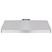Cosmo Range Hood Cosmo QB90 36 in. Under Cabinet Range Hood with Push Button Controls, Permanent Filters, LED Lights, Convertible from Ducted to Ductless (Kit Not Included) in Stainless Steel COS-QB90