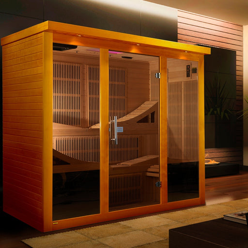 Dynamic Saunas Dynamic "Monaco" 6-person Ultra Low EMF FAR Infrared Sauna