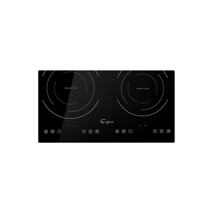 Empava Induction Cooktops Empava 12 In. Induction Cooktop with 2 Burners IDC12B2