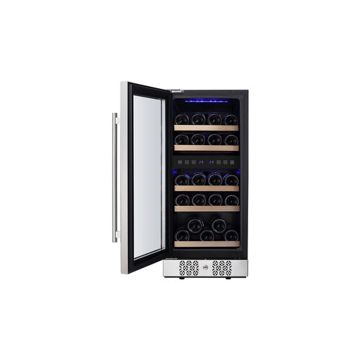 Empava 15 Inch Dual Zone Wine Cooler Wine Fridge WC02D