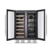 Empava 24" Dual Zone Wine Cooler & Beverage Fridge BR03D