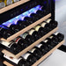 Empava Wine Coolers Empava 24 Inch Dual Zone Wine Cooler Beverage Fridge WC04D