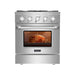 Empava 30 in. Pro-Style Slide-In Single Oven Gas Range 30GR07