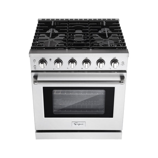 Empava 30 In. Pro-Style Slide-in Single Oven Gas Range 30GR10