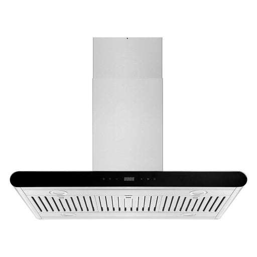 Empava 36 in. 400 CFM Island Wall Mount Ducted Range Hood 36RH10