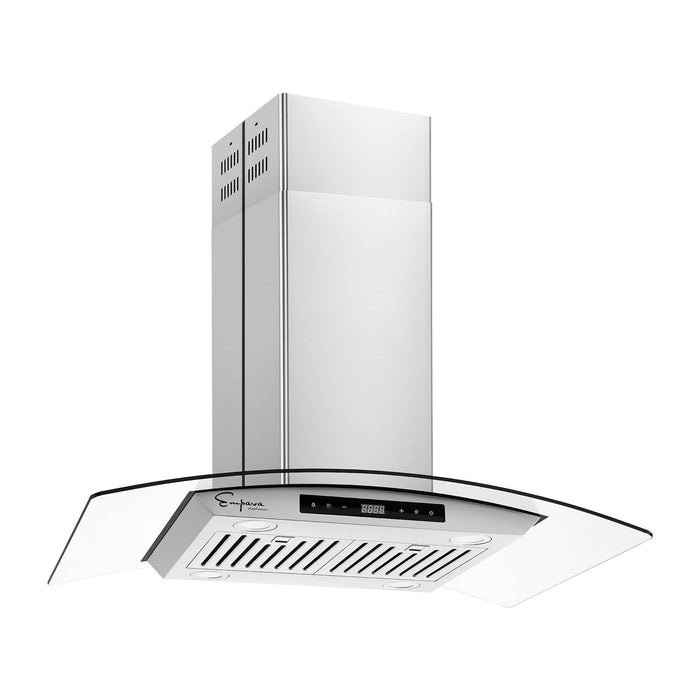 Empava 36 in. Kitchen 400 CFM Island Wall Mount Ducted Range Hood 36RH09