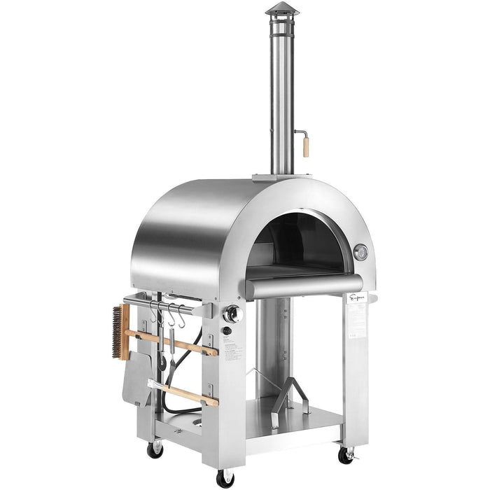 Empava Outdoor Wood Fired and Gas Pizza Oven PG03